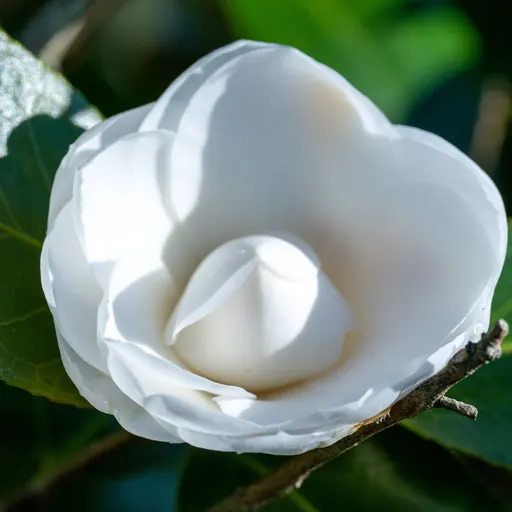 Camellia japonica — flower detail